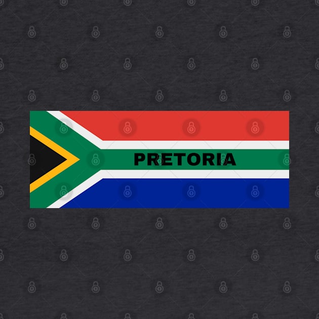 Pretoria City in South African Flag by aybe7elf